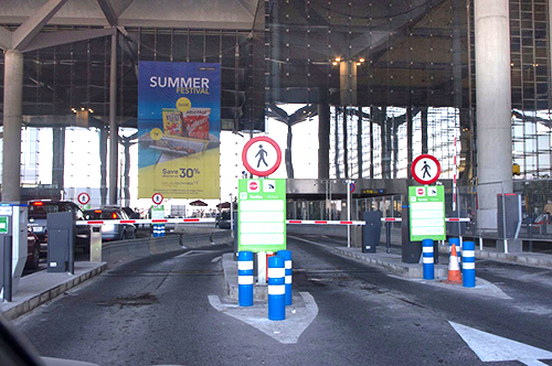 Barrera parking aeropuerto Málaga