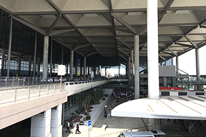 Llegada al aeropuerto de malaga - parking